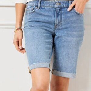 NWT Talbots Girlfriend Demin Shorts Size 14